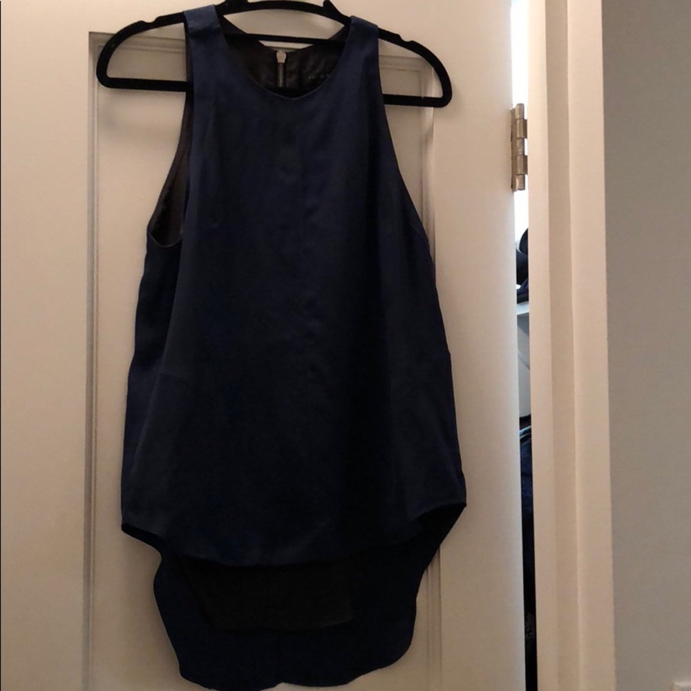 Rag & Bone sz S Hilo tank with zip back